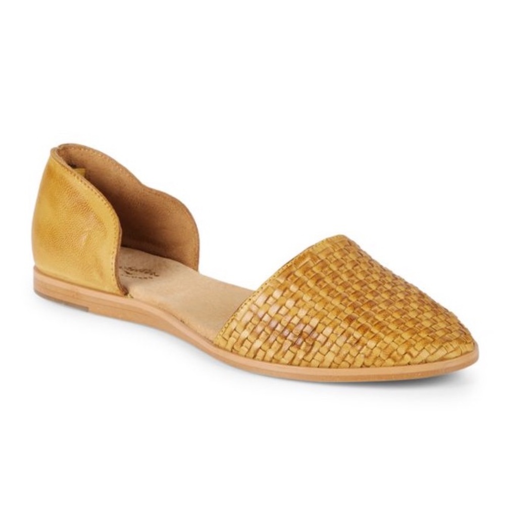 Seychelles Mustard D’orsay Flats